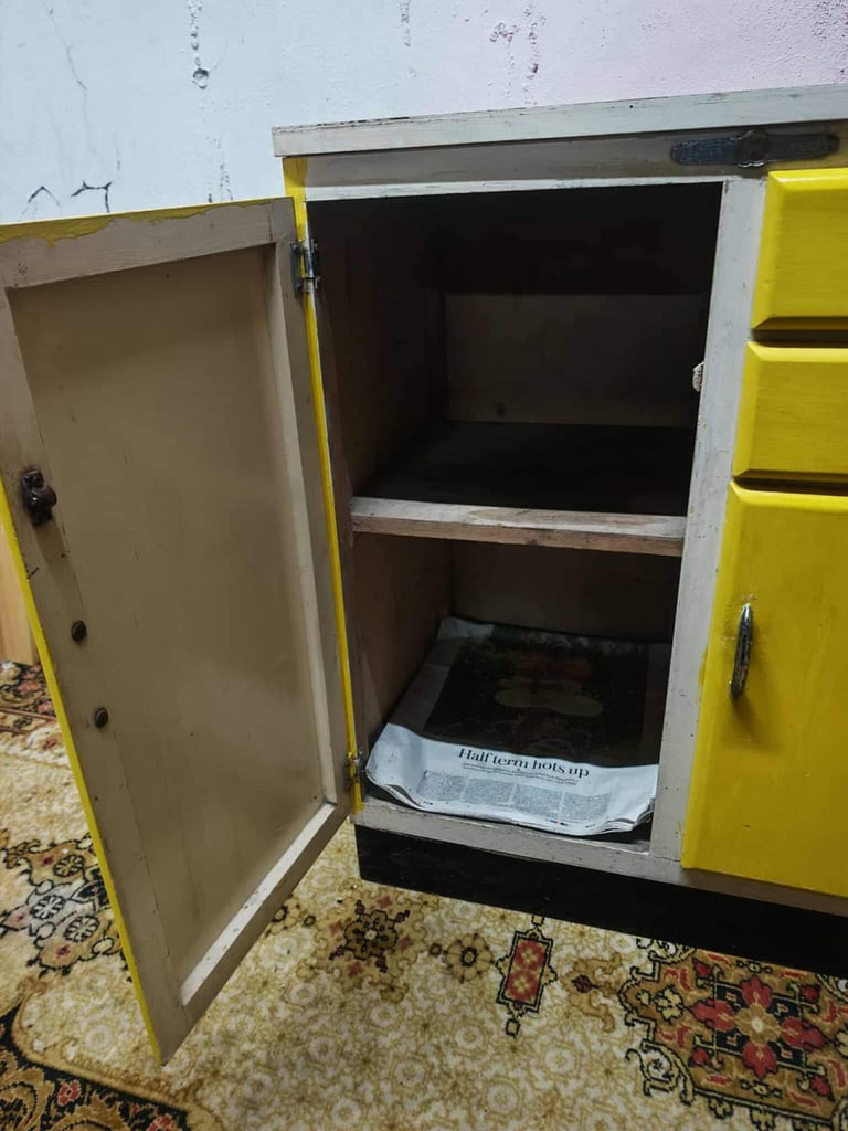Vintage kitchen larder cabinet cupboard