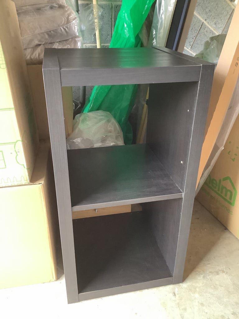 image for IKEA kallax shelving unit in black