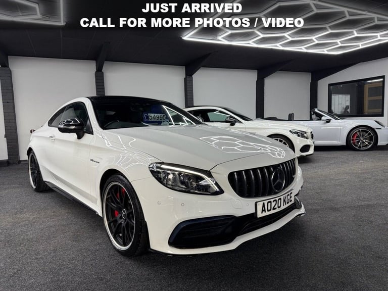 2020 Mercedes-Benz C Class 4.0 C63 V8 BiTurbo AMG S (Premium Plus) Coupe 2dr Petrol SpdS MCT Euro...