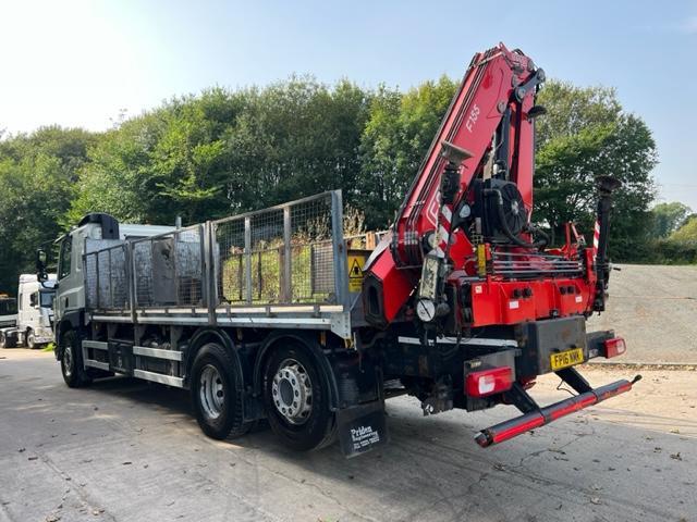 2016 16 DAF CF 400 Euro 6 6x2 sleeper cab 21ft6 dropside FASSI F155 remote crane