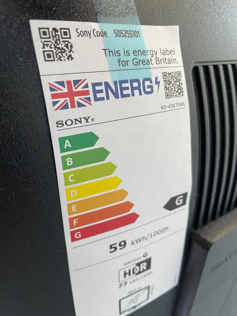 Excellent condition Sony KD-43X75WL Smart TV, 43", 4K Ultra HD in Wembley Area