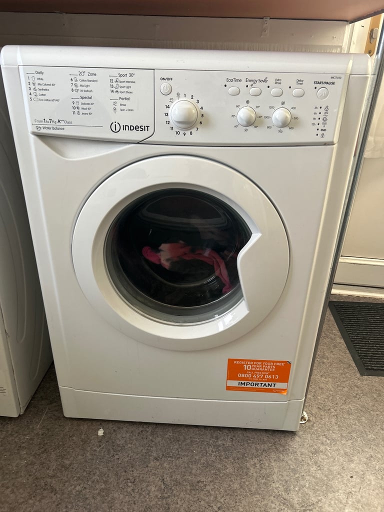 image for indesit washing machine 7kg 1200 spin for sale 