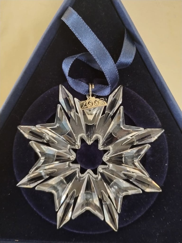 image for Swarovski crystal 2003 Christmas tree ornament 