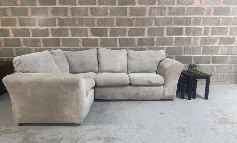 SCS beige corner sofa CAN DELIVER 