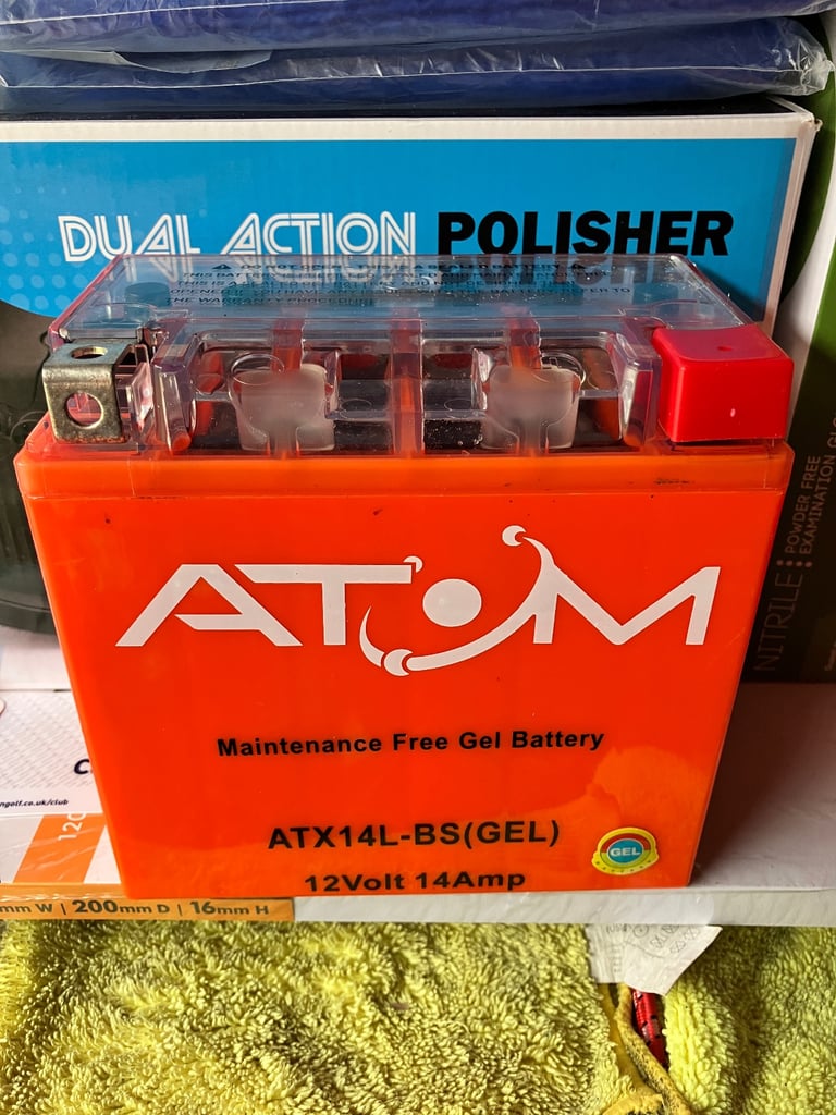 Motorcycle Atom Gel Maintenance Free Battery Motorbike