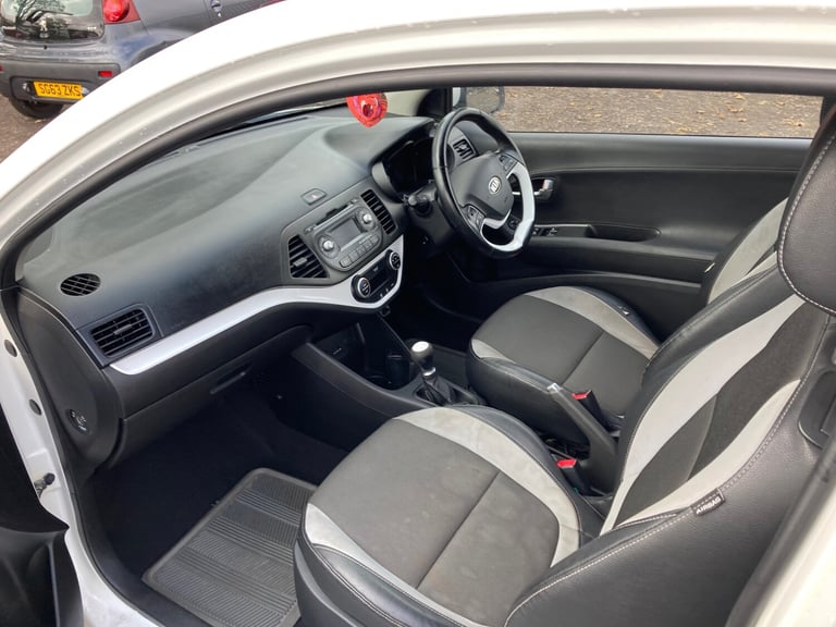 2014 Kia Picanto 1.25 White EcoDynamics 3dr HATCHBACK Petrol Manual