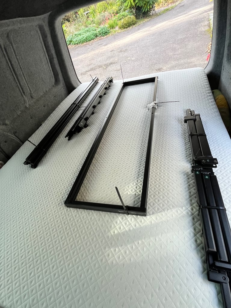 Metal frame double bed 