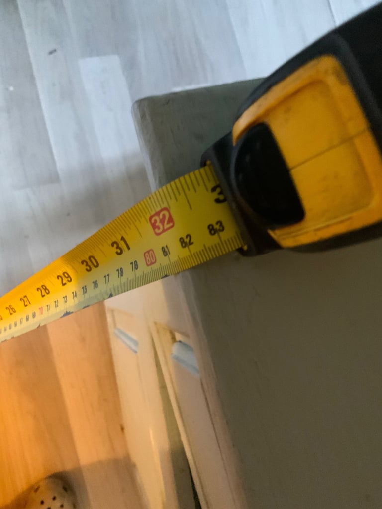 Solid Mid Century Vintage Retro Cottage Style Cabinet