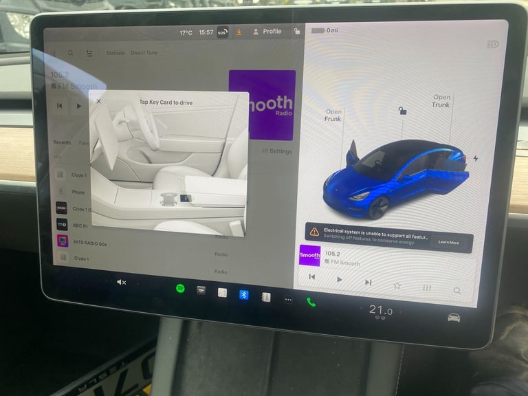 2021 TESLA MODEL 3 AUTOMATIC STANDARD RANGE+ ELECTRIC DAMAGED SALVAGE  