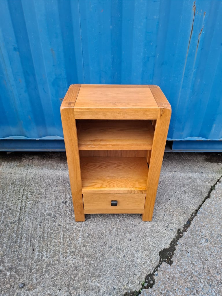 image for Solid oak lamp table