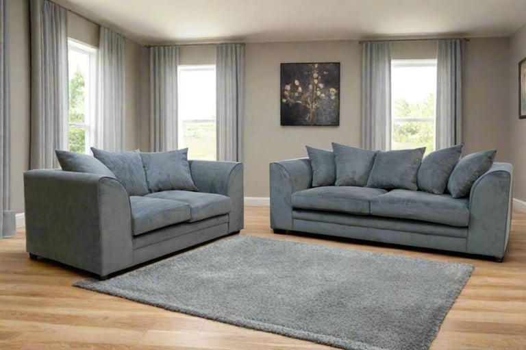 image for New DYLAN Corner L Shape Sofa & 3+2 Seater Sofa BRAND NEW ~~ Free Delivery
