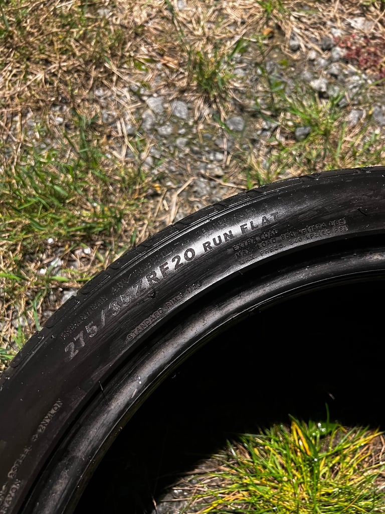 275/35/20 102 Y XL Road X Run Flat Extra Load 