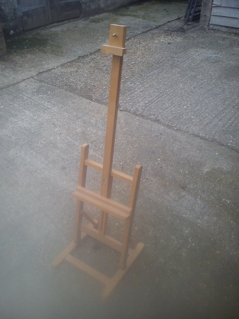 Vintage beech folding easel.