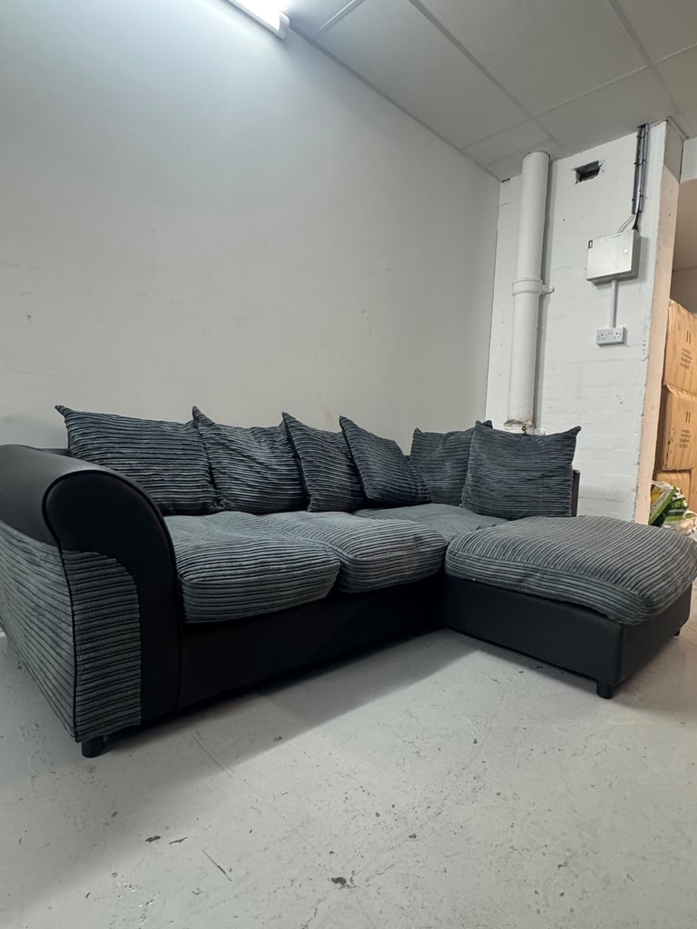 GREAT HALF CORD CORNER SOFA -DELIVERY OPTION