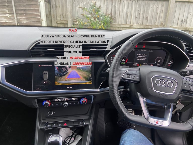 ORIGINAL REVERSE CAMERA INSTALLATION SPECIALIST VW SKODA SEAT AUDI PORSCHE 