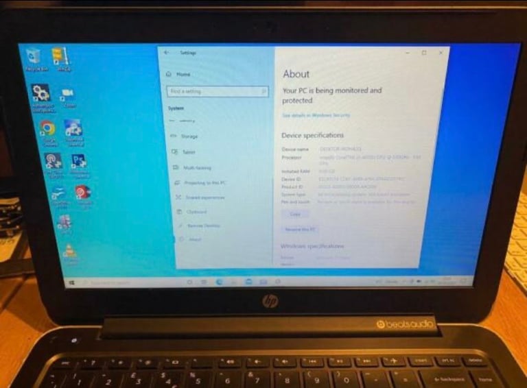 Laptop VFAST i3 8GB HP HD Pavilion 128GB SSD,Window10,office,Ready