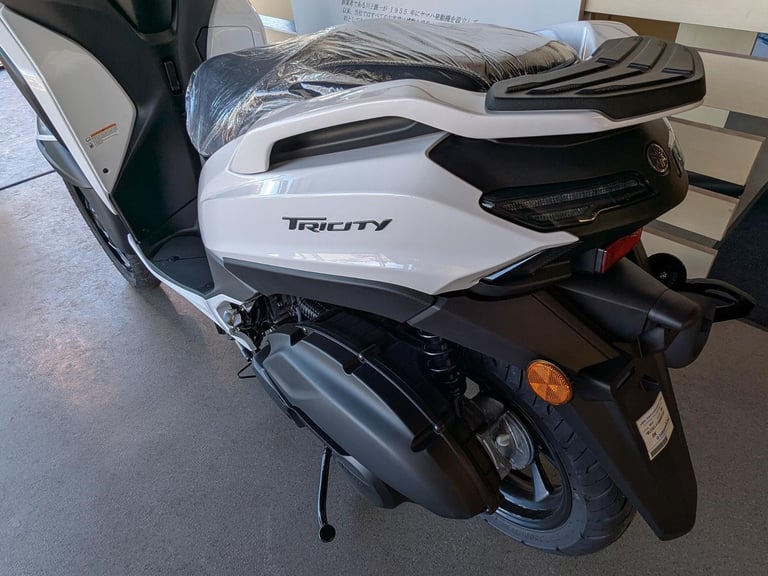 New 2025 Yamaha Tricity 125. Milky White. £4,801 On The Road (No Admin Fees)
