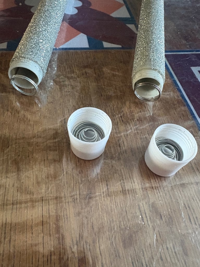 Battery candle + candle stick 