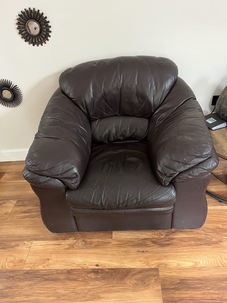 Free Italian leather sofa and chairs