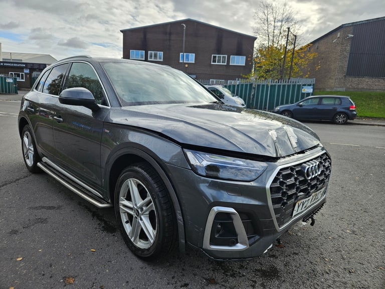 2021 21 AUDI Q5 40 TDI Quattro S Line 5dr S Tronic Damaged Salvage