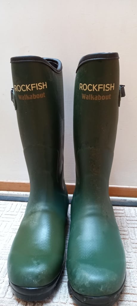 image for RockFish Walkabout Wellington Boots With Neoprene Lining Together With Carry Bag