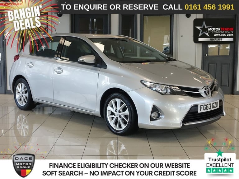 2013 Toyota Auris 1.33 Dual VVT-i Icon Hatchback 5dr Petrol Manual Euro 5 (s/s) (101 ps) Hatchbac...