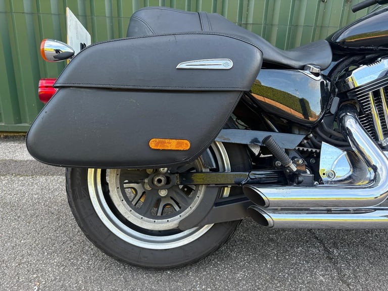 Harley Davidson XL1200T Superlow Sports 2019 Black 2 Owners V H Pipes Luggage 