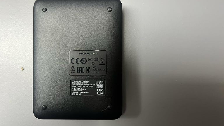 WD Portable hard disk (HD) 4TB 2.5