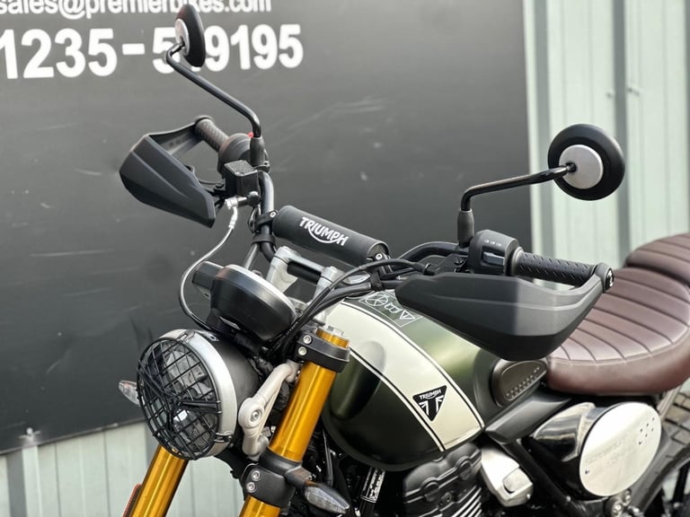 Stunning One Owner 2024/24 Triumph Scrambler 400X Motorcycle 