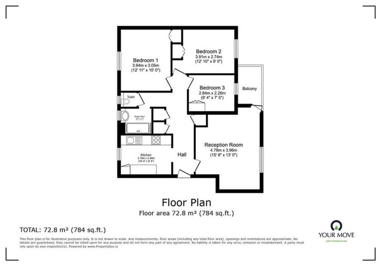 3 Bed Flat to Rent