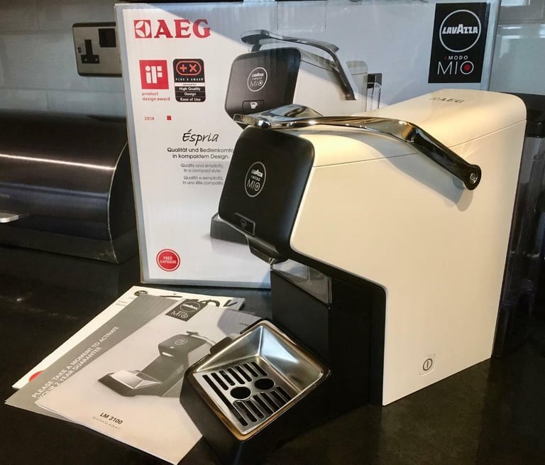 Hardly used AEG Lavazza MODO MIO Coffee Pods Machine Espira Model