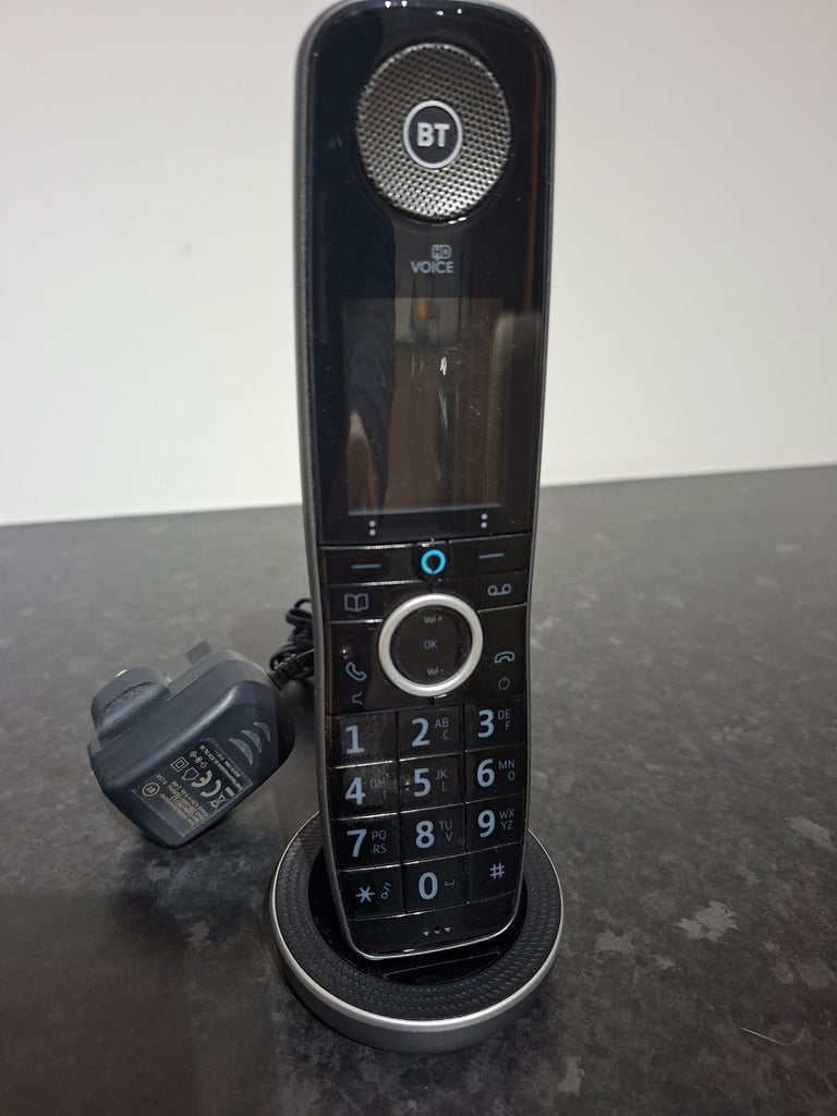 BT/EE Advanced Digital Home Phone with Alexa Built-In Black Handset Wireless