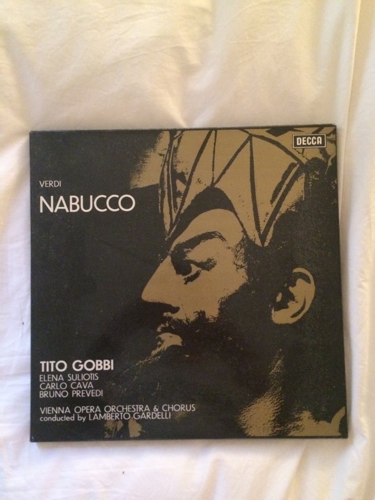 image for Verdi - Nabucco, Tito Gobbi 3 x LP box set Decca SET 298-300 1965 UK