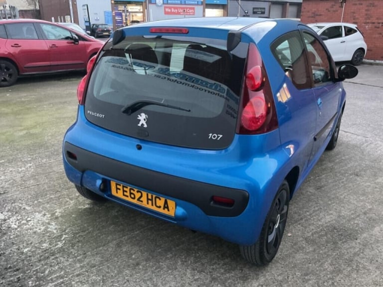 2012 Peugeot 107 1.0 Active 3dr HATCHBACK PETROL Manual