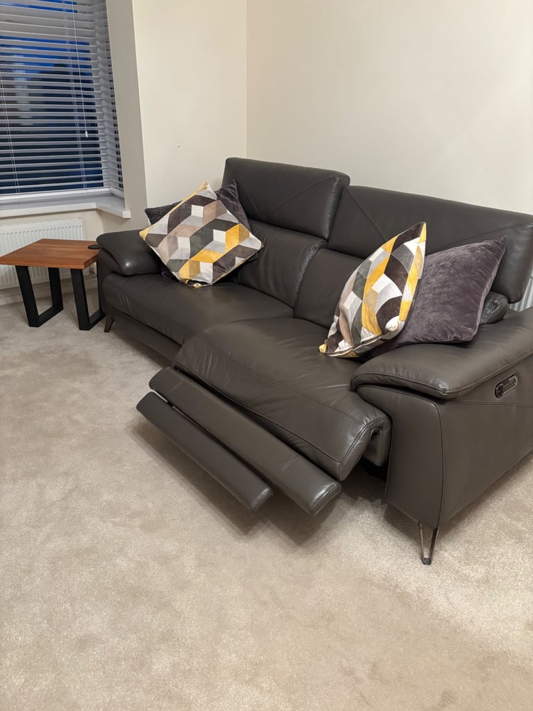 Sofa Leather Reclining 