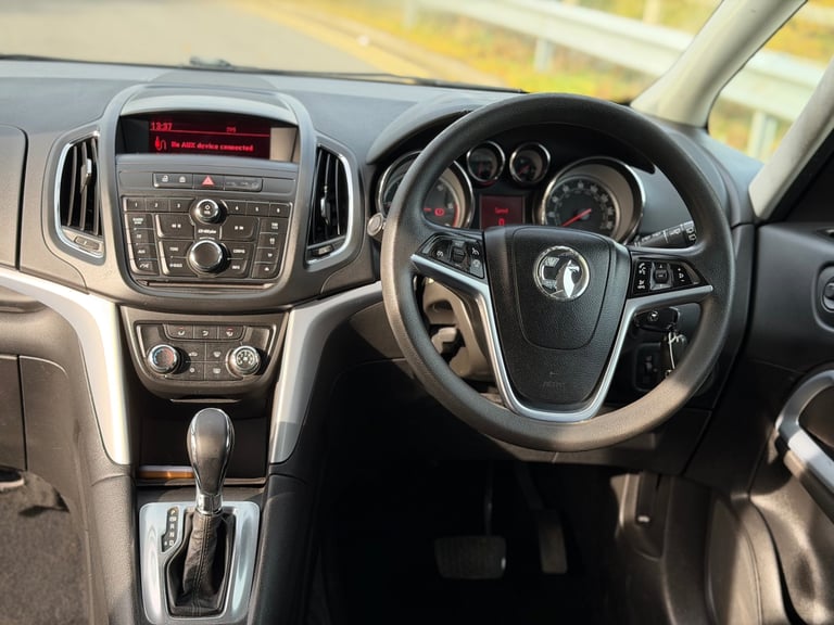 2014 VAUXHALL ZAFIRA TOURER 2.0 CDTI EXCLUSIV AUTOMATIC 7 SEATER BLUE 2 OWNERS