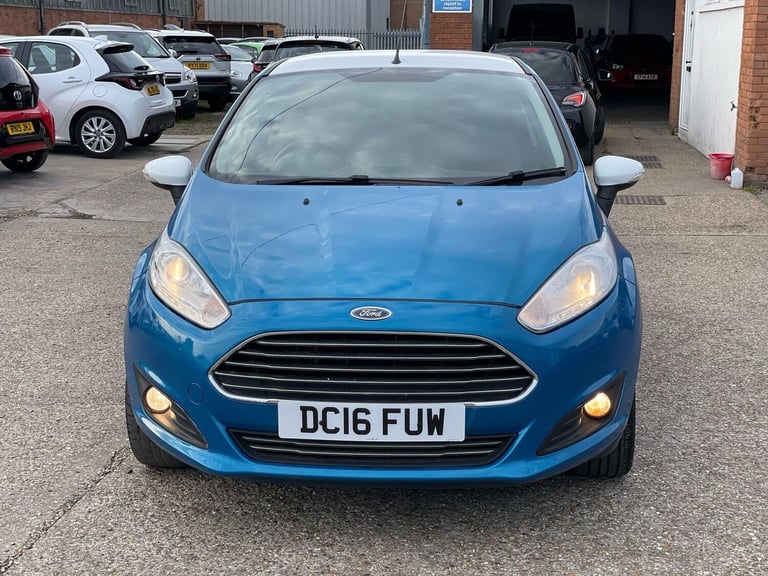 2016 Ford Fiesta 1.0T EcoBoost Zetec Blue Edition Euro 6 (s/s) 3dr HATCHBACK Petrol Manual