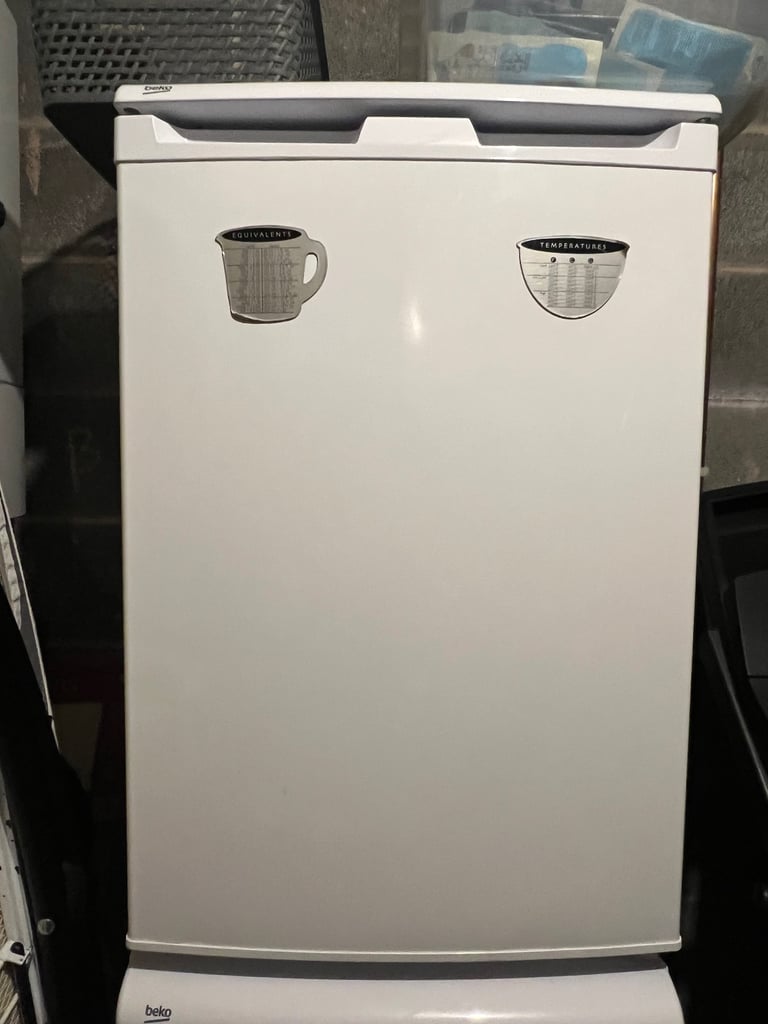 Beko White Freestanding under counter Fridge and separate Feeezer