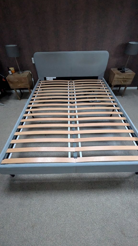 King size bed frame (mattress not included)