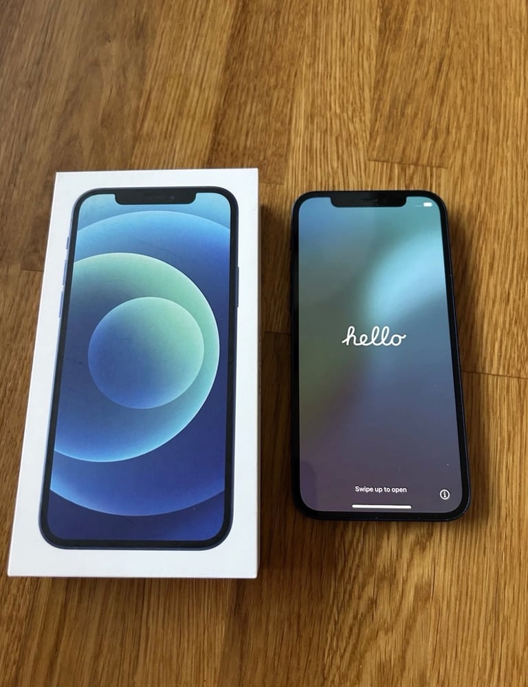 iPhone 12 mini Blue 64GB Excellent condition 