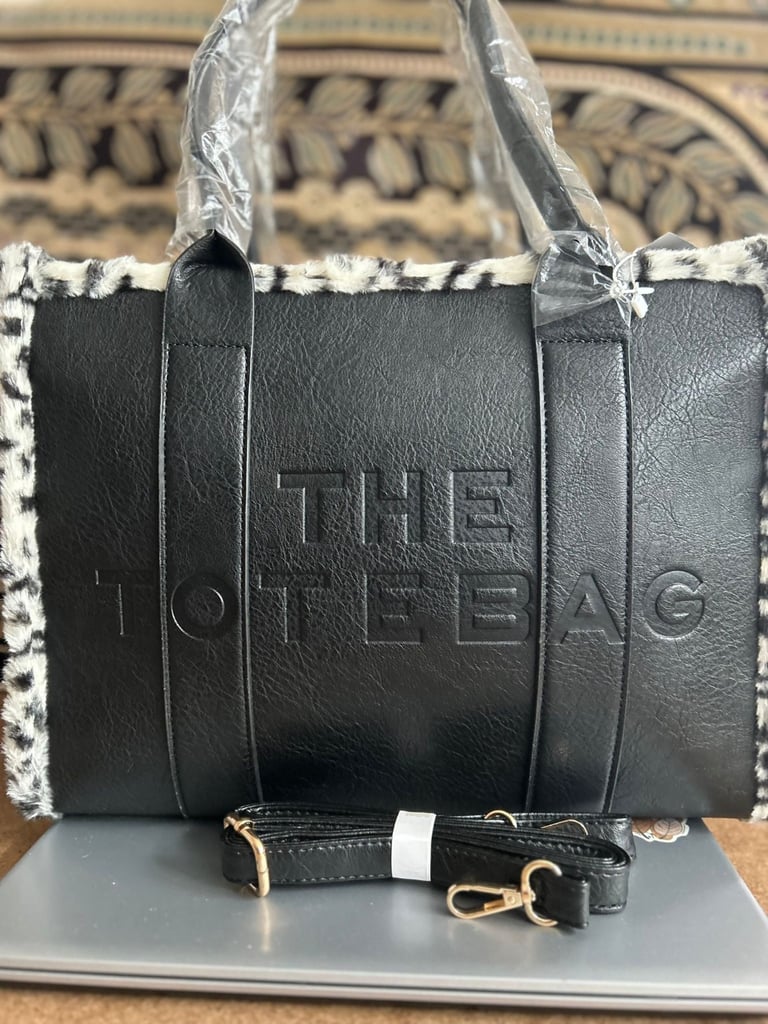 image for Black-and-white tote bag