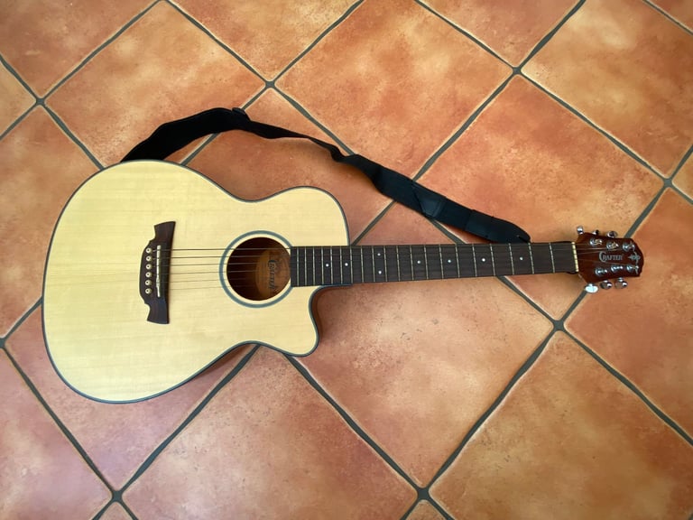 image for Crafter Guitar with case and book
