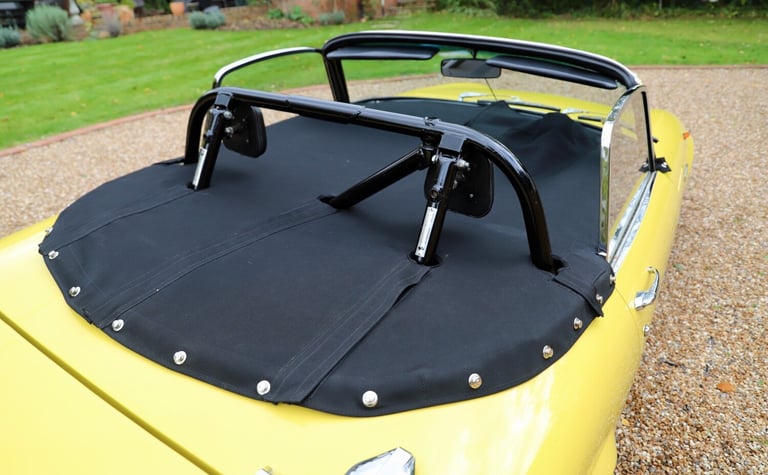 1972 Lotus Elan 1972.  £20k repaint in Lotus Yellow / Cirrus White. Mohair Hoo  PETROL Manual