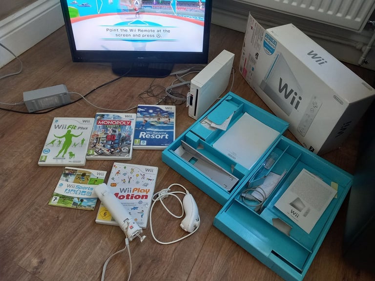 image for Wii nintendo console bundle with games 