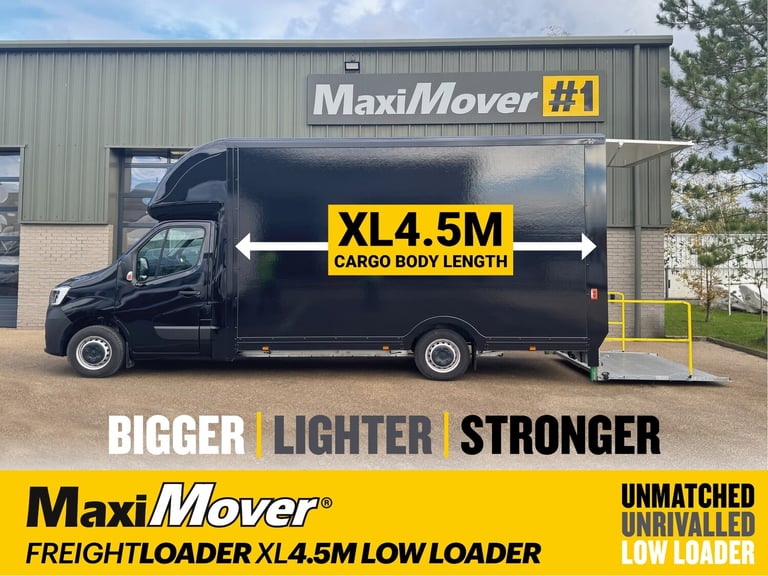  Renault Master MAXIMOVER XL 45.M X 2.7M High Payload Low Floor Tail Lift Van Luton  Diesel Manual