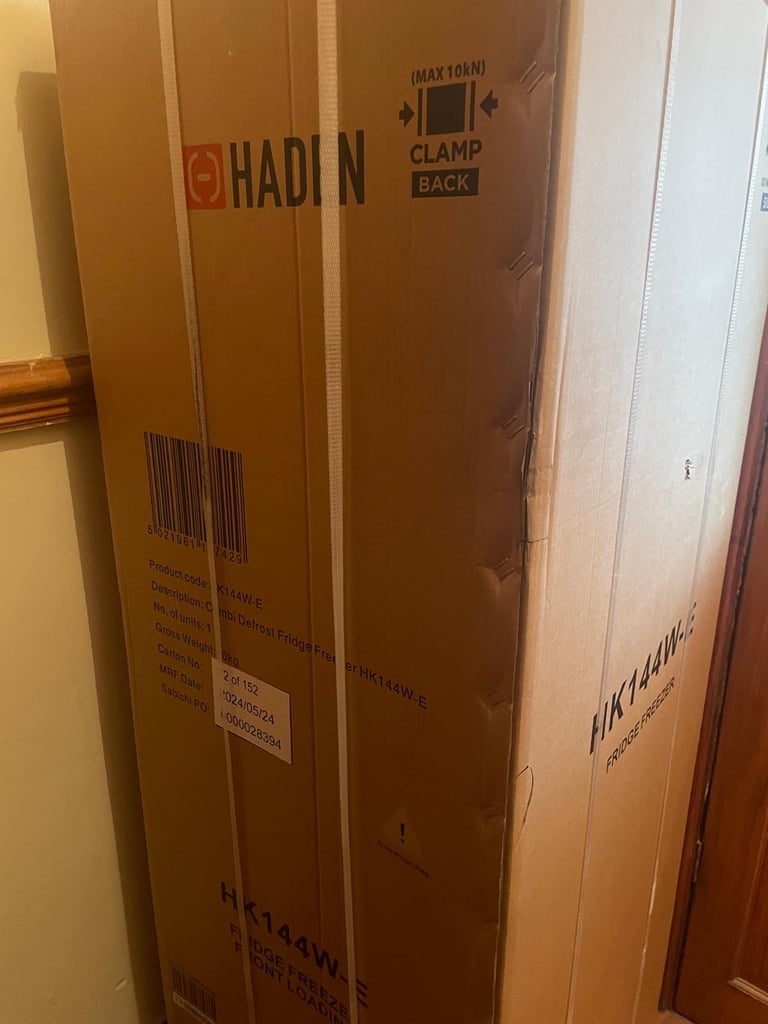 Haden HK144W-E White Defrost Fridge Freezer