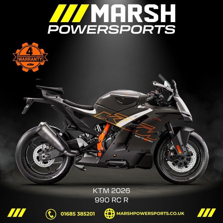 KTM 990 RC R Black 2026 - KTM Main Dealer - Reserve Now!