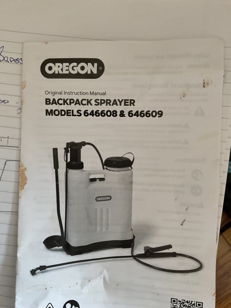 Oregon Backpack Sprayer - 20 Litre