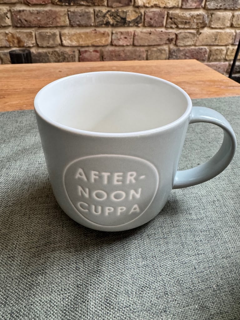Four colourful mugs