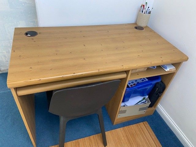 image for office desk and set of drawers